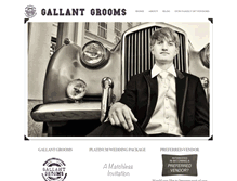 Tablet Screenshot of gallantgrooms.com